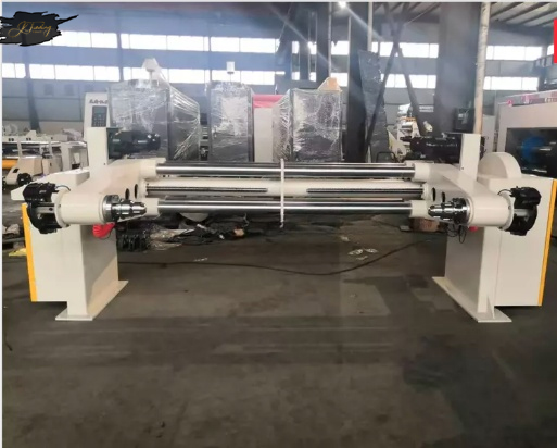 Hydraulic Mill Roll Stand Corrugated Cardboard Make Production Line